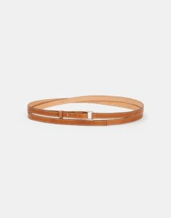 Vachetta Leather Double Wrap Belt