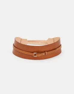 Vachetta Leather Obi Belt