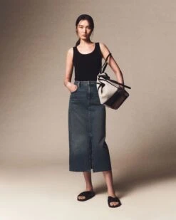 Linen-Hemp Garden L Tote -Urban Chic Wear Store a2634 hgbx black multi elevated priority 1