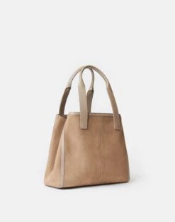 Suede & Leather L Tote—Small -Urban Chic Wear Store a2739 hgbx hickory other