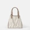Linen-Hemp Canvas L Tote—Small -Urban Chic Wear Store a2747 hgbx taupe multi