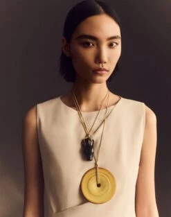 Lafayette 148 X Yoona Hur Amphora Ceramic Pendant Necklace -Urban Chic Wear Store a2785 jryx ash elevated hover