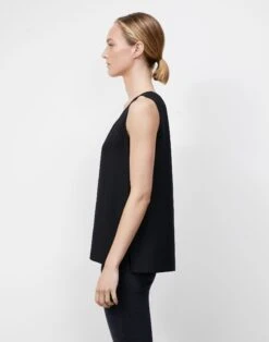 Silk Double Georgette Sleeveless Blouse -Urban Chic Wear Store mbbr2r 6013 black other