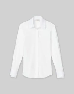 Stretch Cotton Straight Shirt