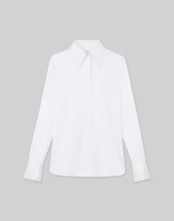 Silk Charmeuse French Cuff Blouse