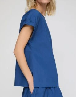 Travel Cotton Gathered Cuff Shirt -Urban Chic Wear Store mbfh7r 1x40 royale detail