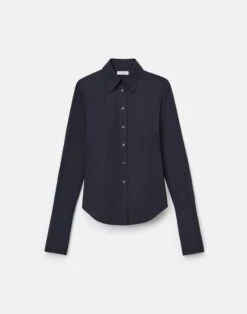 Organic Cotton Poplin Fitted Shirt
