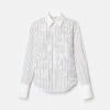 Striped Cotton Poplin Fitted Shirt 2 Striped Cotton Poplin Fitted Shirt -Urban Chic Wear Store mbfk8v 2d01 bluebell multi flat