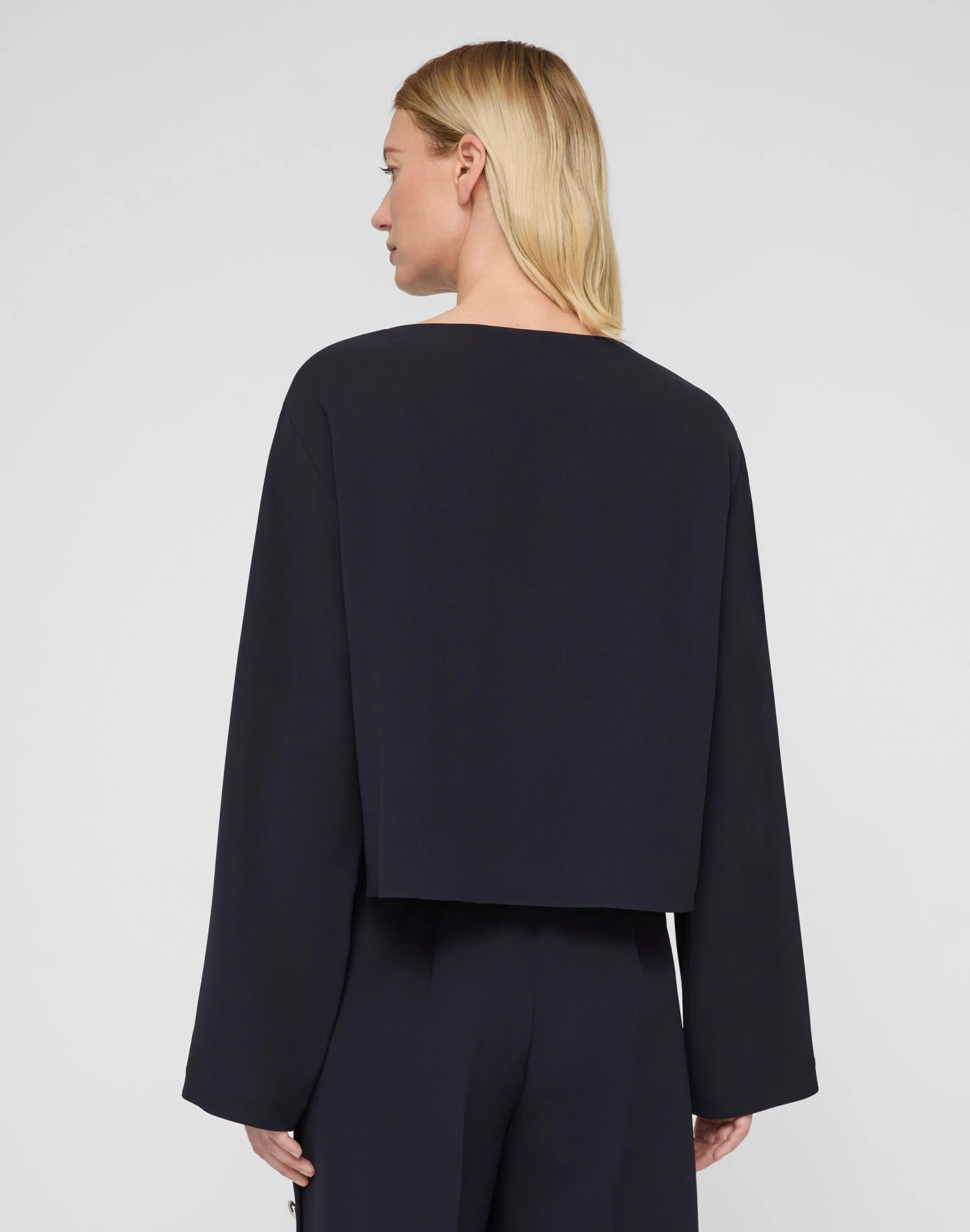 Responsible Finesse Crepe Button Sleeve Blouse 7 Responsible Finesse Crepe Button Sleeve Blouse - Image 5