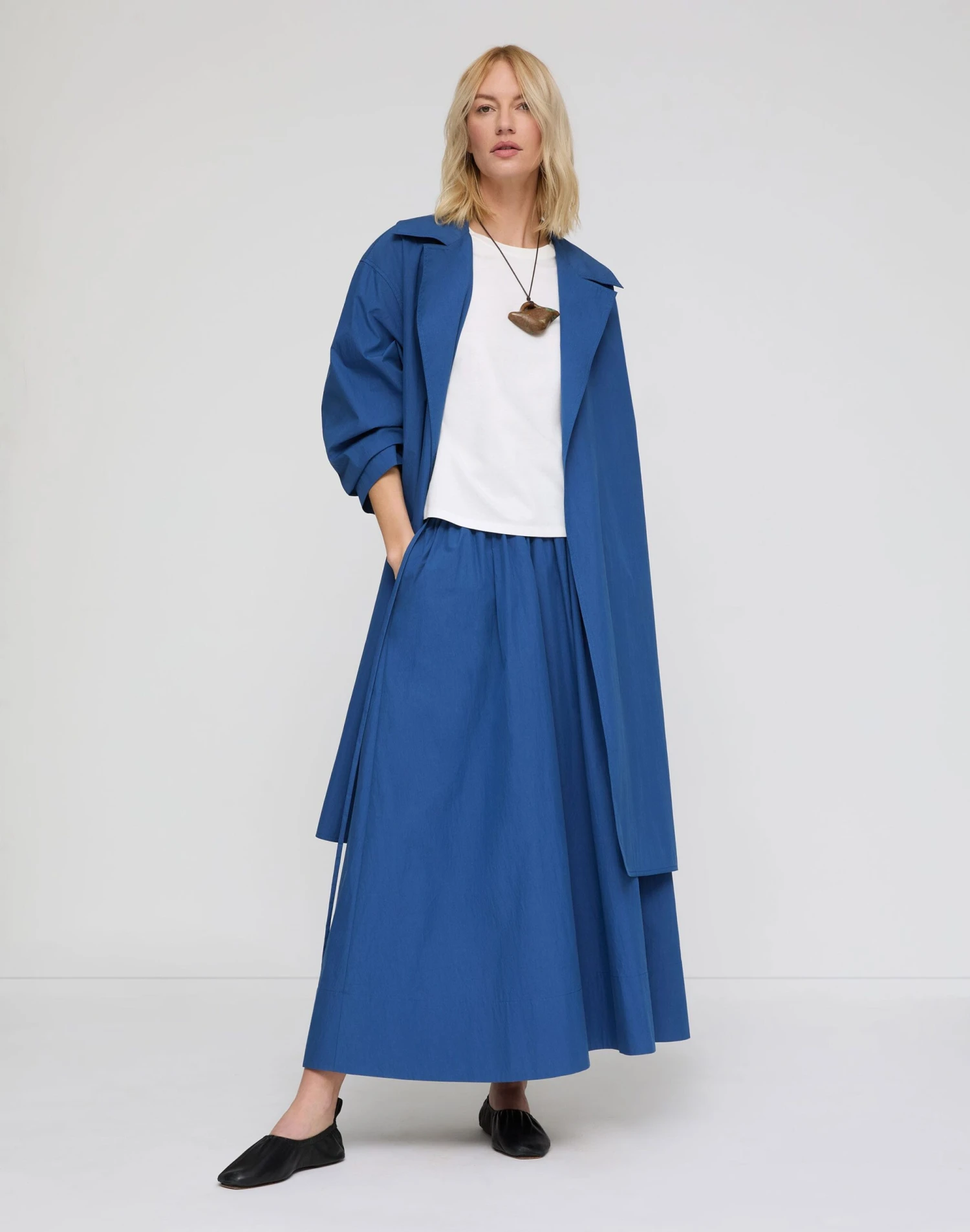 Travel Cotton Oversized Trench Coat 4 Travel Cotton Oversized Trench Coat - Image 2