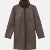 Shearling Reversible Funnel Collar Coat 2 Shearling Reversible Funnel Collar Coat -Urban Chic Wear Store mcc07r f612 wood flat