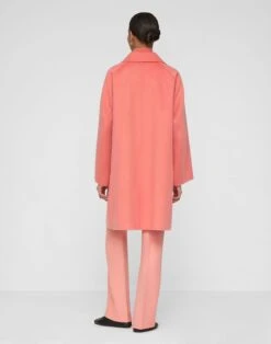 Cashmere Double Face Oversized Car Coat -Urban Chic Wear Store mcc35v 8318 altrosa pink back