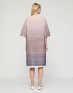 Ombré Elbow Sleeve Coat -Urban Chic Wear Store mcc63h 2c68 violet ash multi back