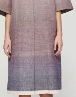 Ombré Elbow Sleeve Coat -Urban Chic Wear Store mcc63h 2c68 violet ash multi detail