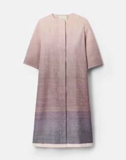 Ombré Elbow Sleeve Coat