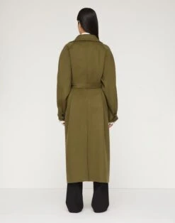 Cashmere Belted Oversized Trench Coat 9 Cashmere Belted Oversized Trench Coat -Urban Chic Wear Store mcc66h 8318 forage green back
