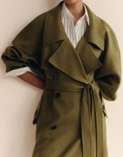 Cashmere Belted Oversized Trench Coat 11 Cashmere Belted Oversized Trench Coat -Urban Chic Wear Store mcc66h 8318 forage green elevated priority hover
