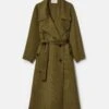 Cashmere Belted Oversized Trench Coat 1 Cashmere Belted Oversized Trench Coat -Urban Chic Wear Store mcc66h 8318 forage green flat