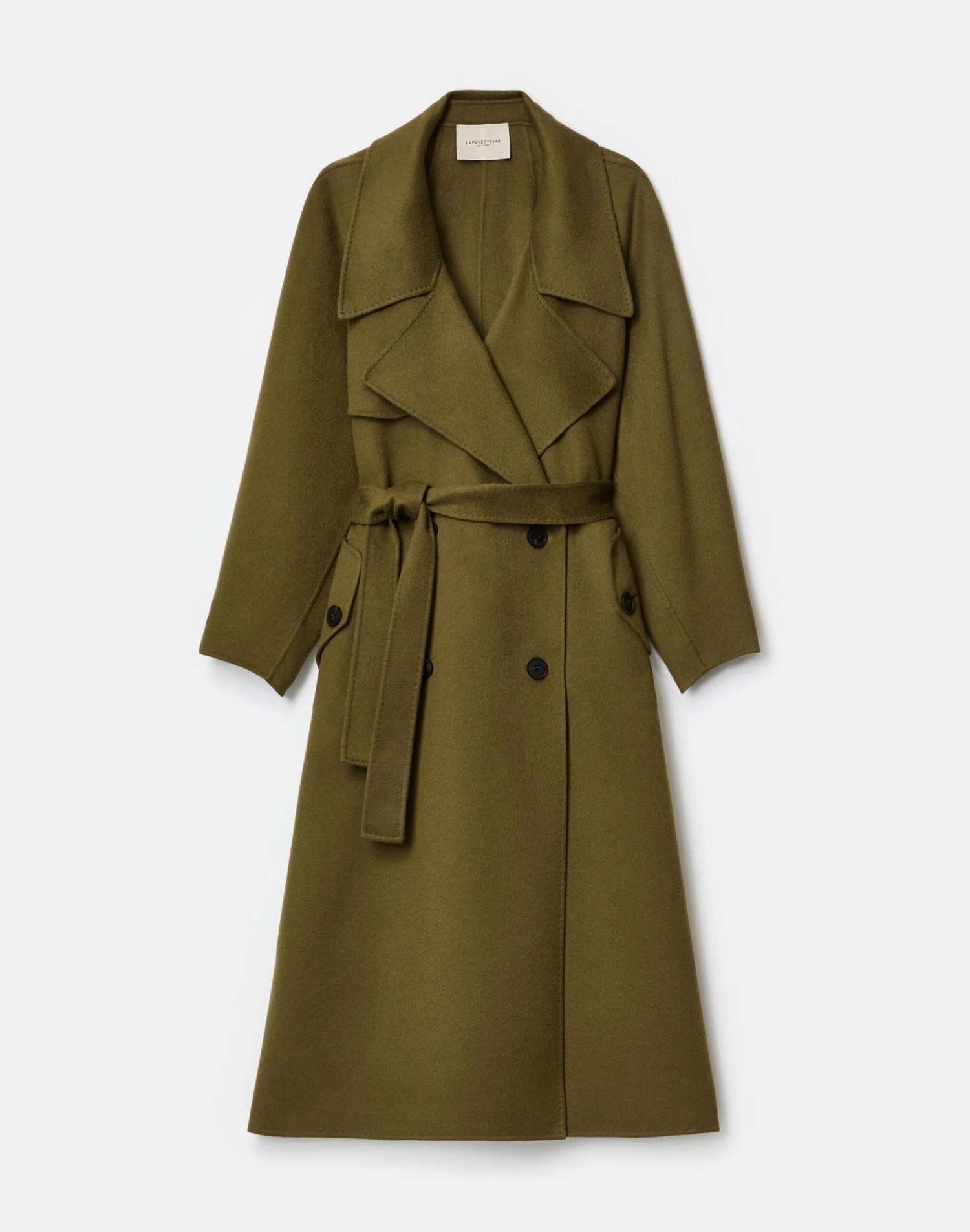 Cashmere Belted Oversized Trench Coat 3 Cashmere Belted Oversized Trench Coat