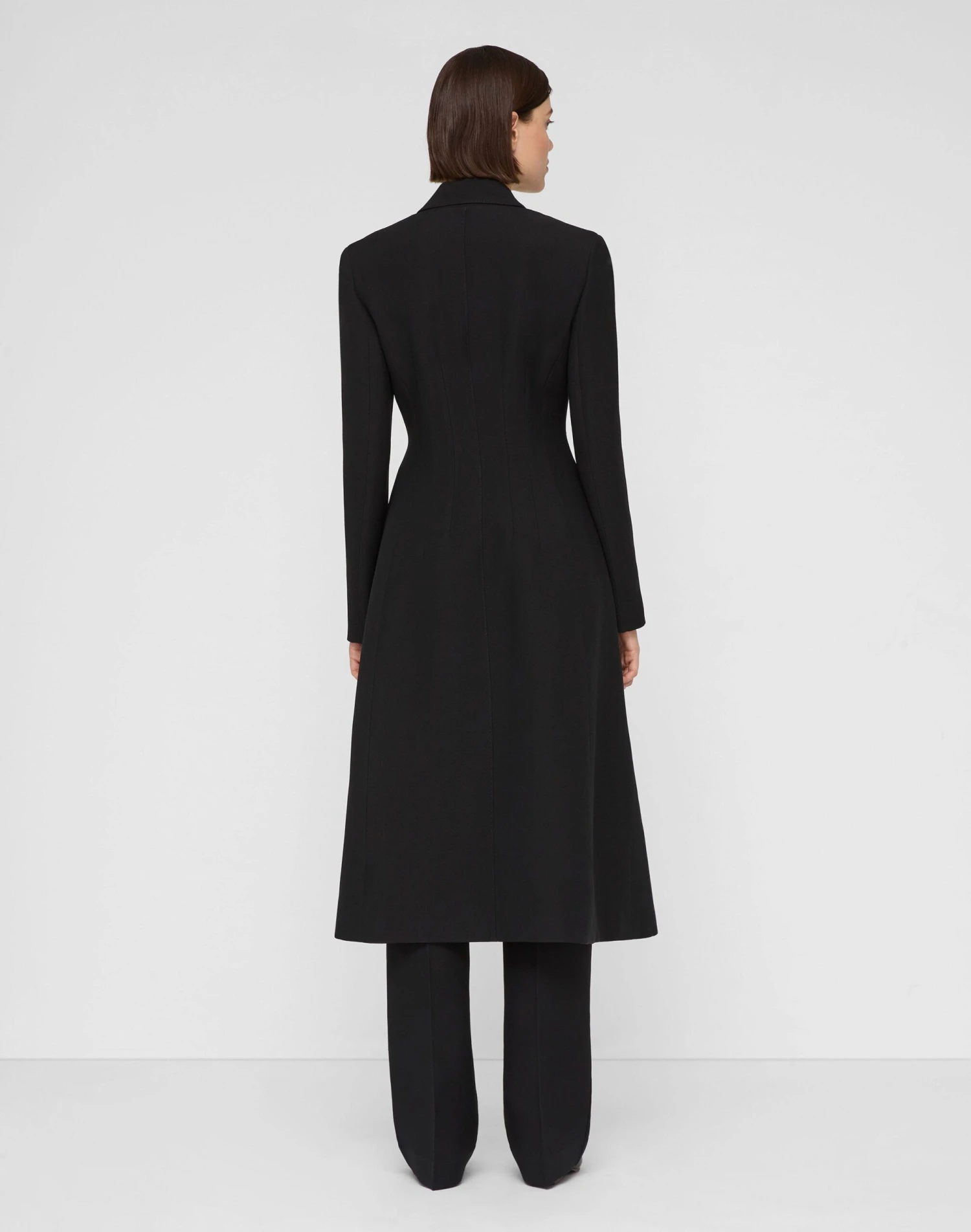 Wool-Silk Crepe Tuxedo Coat 6 Wool-Silk Crepe Tuxedo Coat - Image 4