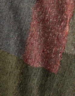 Fragment Jacquard Car Coat -Urban Chic Wear Store mcc76r 2d24 forage green multi detail2