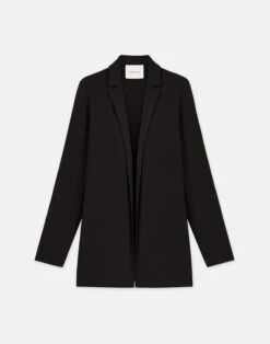 Matte Jersey Open Front Jacket