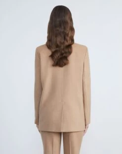 Camel Hair Double-Breasted Trinity Blazer -Urban Chic Wear Store mjcr9h 1d39 camel back