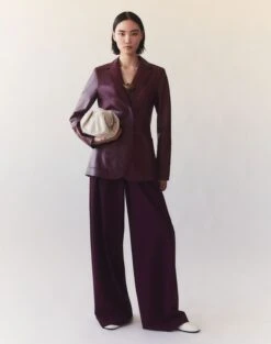 Nappa Leather Three Pocket Blazer 13 Nappa Leather Three Pocket Blazer -Urban Chic Wear Store mjde1h l215 violet ash elevated hover