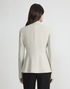Techno Stretch Twill Patch Pocket Blazer -Urban Chic Wear Store mjde3r 9458 khaki back