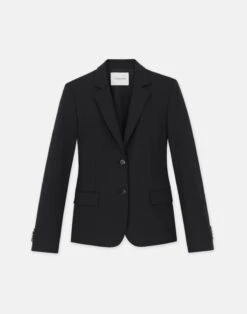 Responsible Stretch Wool Two Button Blazer