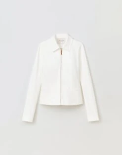 Techno Stretch Twill Zip Tailored Jacket