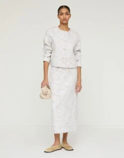 Speckled Glaze Jacquard Jacket -Urban Chic Wear Store mjdm2r 2c75 pearl multi full