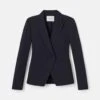 Responsible Finesse Crepe Double Breasted Blazer -Urban Chic Wear Store mjdp6h 6147 ink flat
