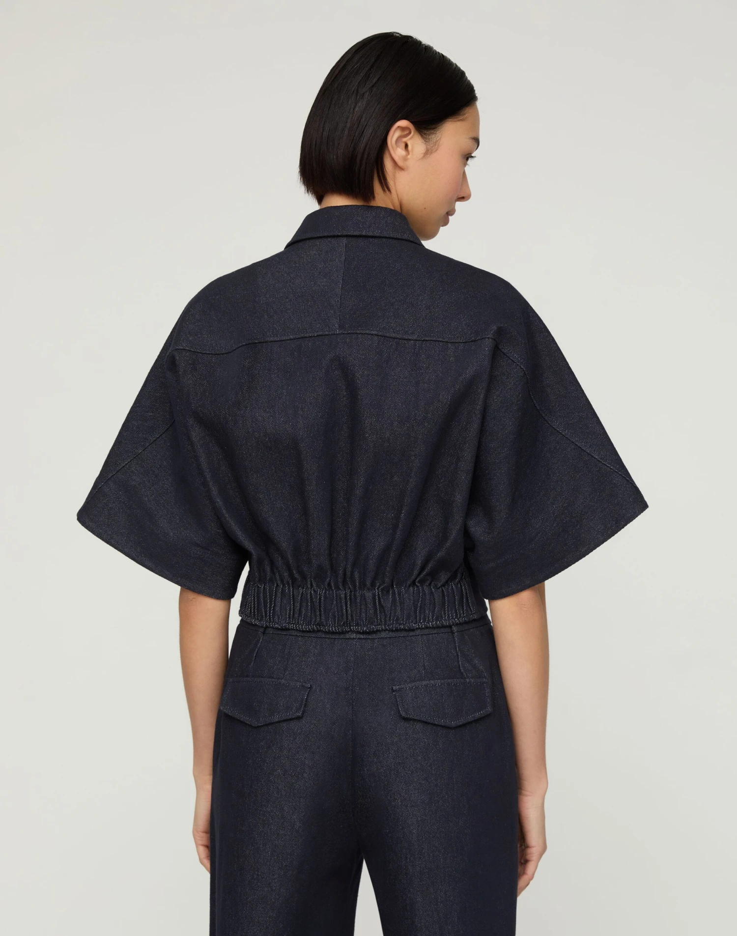 Cotton-Linen Twill Kimono Sleeve Jacket 7 Cotton-Linen Twill Kimono Sleeve Jacket - Image 5