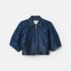 Speckled Glaze Dégradé Fil Coupé Kimono Sleeve Jacket -Urban Chic Wear Store mjdu1r 2c73 lido blue flat