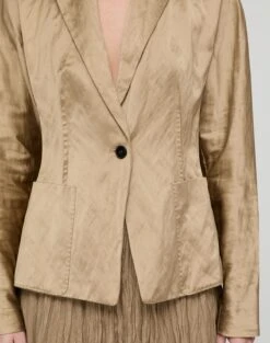 Satin Pintuck Back Jacket -Urban Chic Wear Store mjdu4h 2c80 clay detail