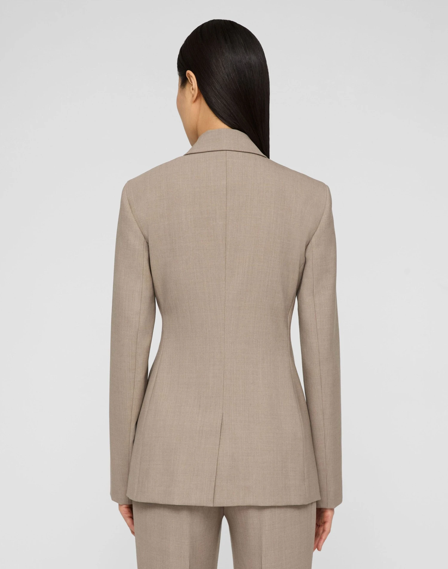 Responsible Stretch Wool Slim Wrap Blazer 6 Responsible Stretch Wool Slim Wrap Blazer - Image 4