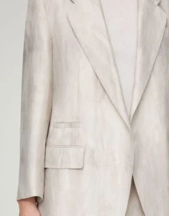 Washed Glaze Print Ramie-Silk Neapolitan Jacket 10 Washed Glaze Print Ramie-Silk Neapolitan Jacket -Urban Chic Wear Store mjdw1h 2c67 pearl multi detail