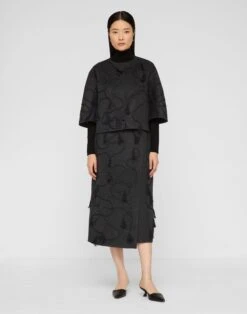 Hand Embroidered Tassel Wool-Cashmere Double Face Jacket 13 Hand Embroidered Tassel Wool-Cashmere Double Face Jacket -Urban Chic Wear Store mjdx1e 5423 graphite melange full