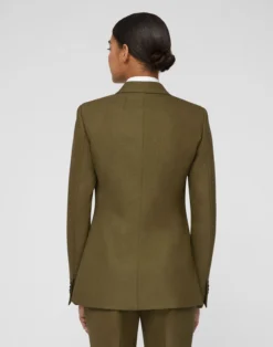 Responsible Stretch Wool Single Button Blazer 10 Responsible Stretch Wool Single Button Blazer -Urban Chic Wear Store mjgd5h 2a38 forage green back