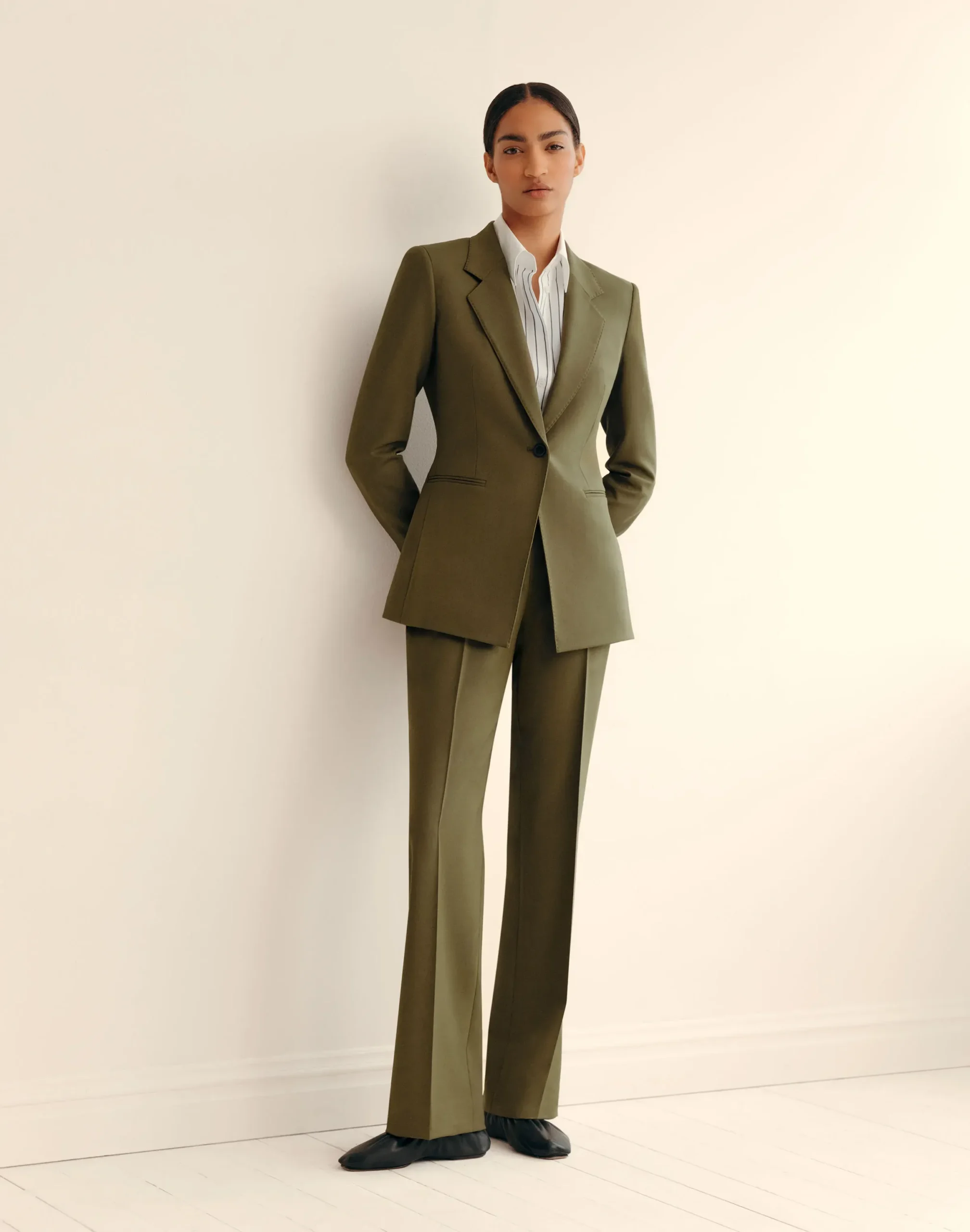 Responsible Stretch Wool Single Button Blazer 7 Responsible Stretch Wool Single Button Blazer - Image 5