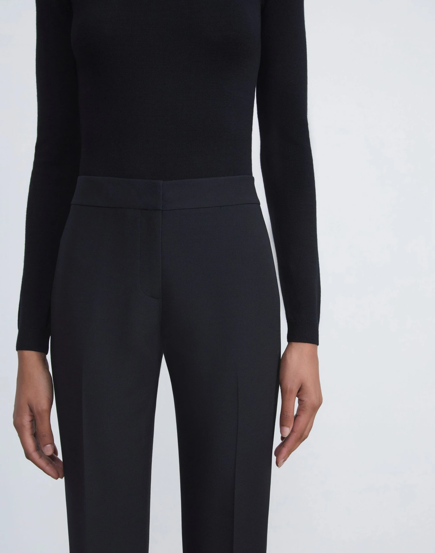 Wool-Silk Crepe Barrow Pant 5 Wool-Silk Crepe Barrow Pant - Image 3