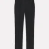 Responsible Stretch Wool Clinton Ankle Pant -Urban Chic Wear Store mpc29r 2a38 black flat