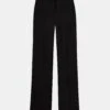 Wool-Silk Crepe Gates Pant -Urban Chic Wear Store mpc77r 1u35 black flat