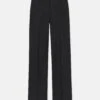 Responsible Stretch Wool Gates Pant -Urban Chic Wear Store mpc77r 2a38 black flat