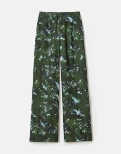 Splattered Glaze Print Silk Twill Riverside Pant