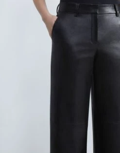 Nappa Lambskin Leather Sullivan Pant -Urban Chic Wear Store mpd32r l215 black detail