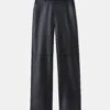 Nappa Lambskin Leather Sullivan Pant -Urban Chic Wear Store mpd32r l215 black flat