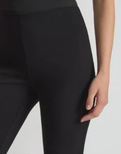 Regenerated Punto Milano Gates Flared Pant -Urban Chic Wear Store mpd91v j003 black detail