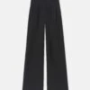 Responsible Finesse Crepe Wyatt Wide Leg Pant -Urban Chic Wear Store mpe43r 6147 black flat
